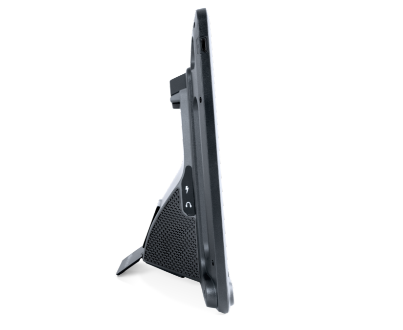 Vue de profil de l'appareil Tobii Dynavox TD Pilot