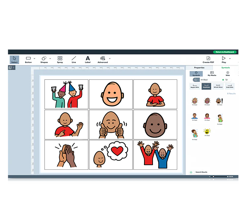 Boardmaker 7 Editeur avec symboles PCS