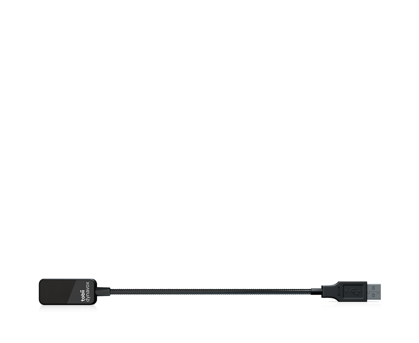 Tobii Dynavox EyeR et connecteur USB droit