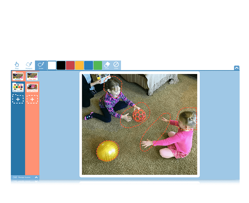 Tobii Dynavox Snap Scene mode de jeu