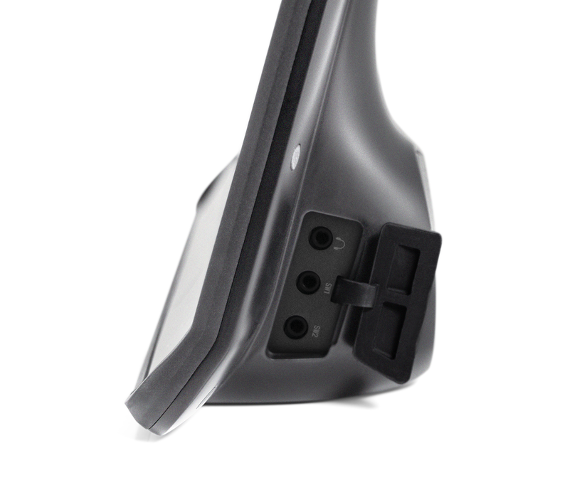 Tobii Dynavox TD I-16 Appareil de CAA doté de deux ports de commutation et d'une prise pour casque d'écoute avec couvercle de protection