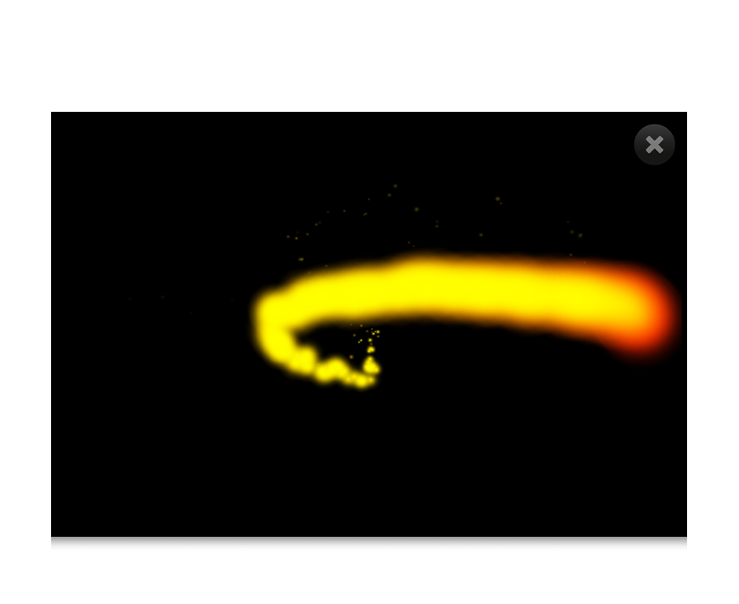 Capture d'écran de Sensory Eye FX 2 pour l'entraînement du regard