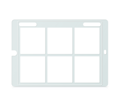 Speech Case Keyguard for TD Snap with 2x3 Vocabulary Grid with Menu