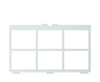 Tobii Dynavox I-13 Keyguard for TD Snap 2x3 Vocabulary Grid