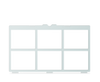 Tobii Dynavox I-16 Keyguard for TD Snap 2x3 Vocabulary Grid