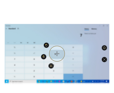 Tobii Dynavox TD Control customised interaction menu options