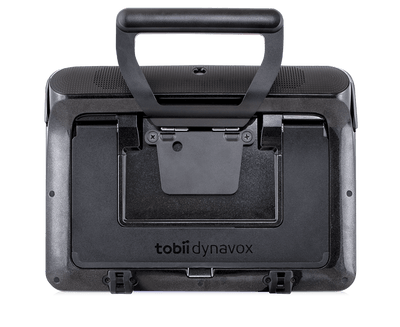 Tobii Dynavox Mount Plate with Handle mounted on an I-110 device