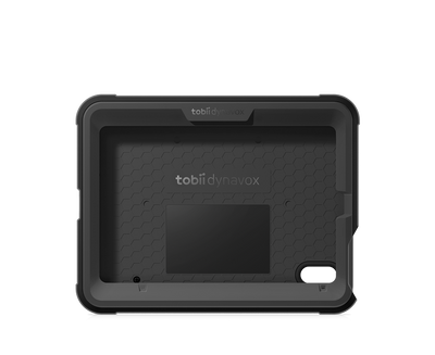 Tobii Dynavox TD Speech Case Mini without iPad showing snap on faceplate