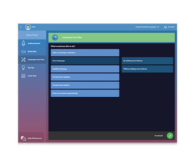 Tobii Dynavox Pathways for Core First language customization
