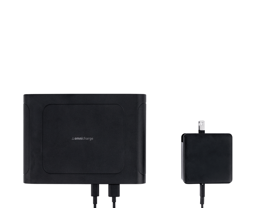 Tobii Dynavox I-Series Power Bank and plug