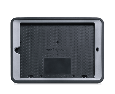 Tobii Dynavox TD Speech Case without iPad showing snap on faceplate