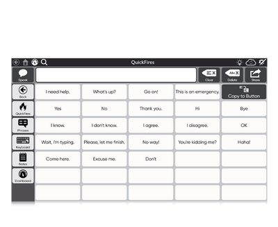 Tobii Dynavox TD Snap Text Page Set